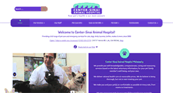 Desktop Screenshot of centersinaianimalhospital.com